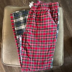 Vineyard Vines Red and Blue Plaid Pajama Bottoms